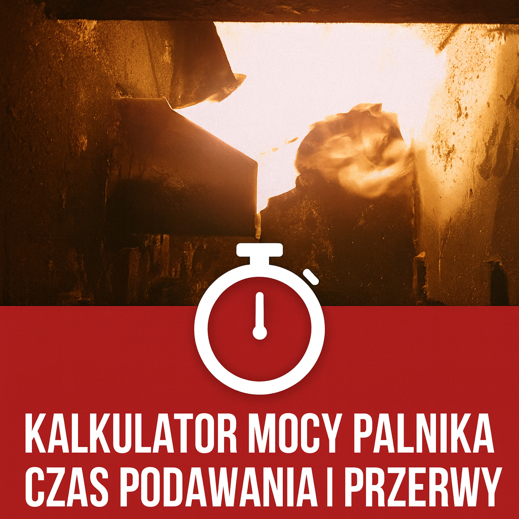 Parametry pracy i postoju podajnika: Jak obliczyć czas podawania i przerwy w kotle?