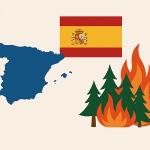 Gdzie jest pożar Hiszpania 2025