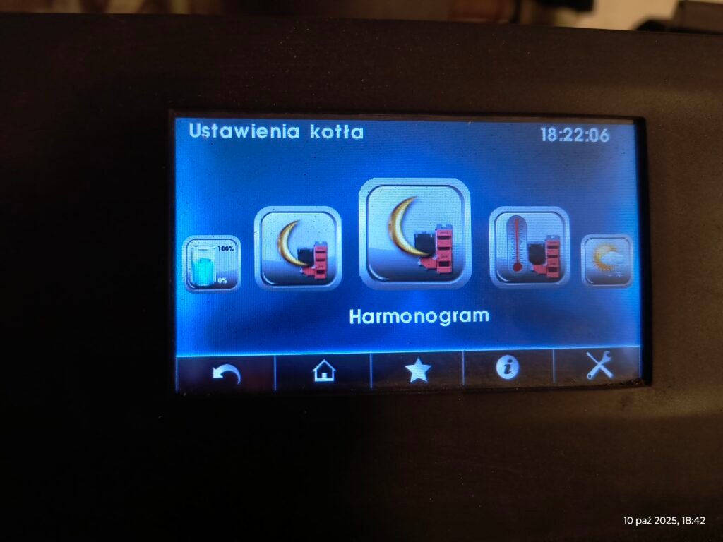 ecoMAX TOUCH ustawienia kotła, CWU i zaworu krok po kroku