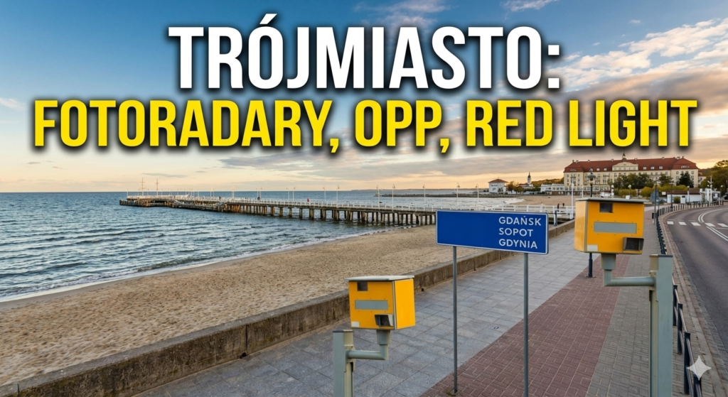 Fotoradar w Trójmieście? Wielka mapa fotoradarów, OPP i Red Light