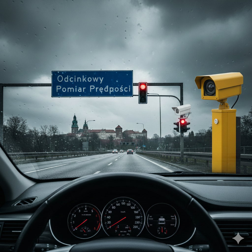 Gdzie zwolnić pod Wawelem? Mapa fotoradarów 2026