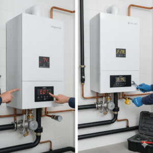 KODY BŁĘDÓW KOTŁÓW GAZOWYCH: Viessmann, Vaillant, Defro