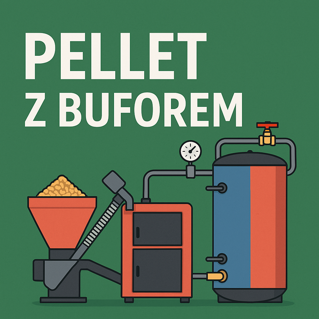 Sterowanie kotłem na pellet z buforem
