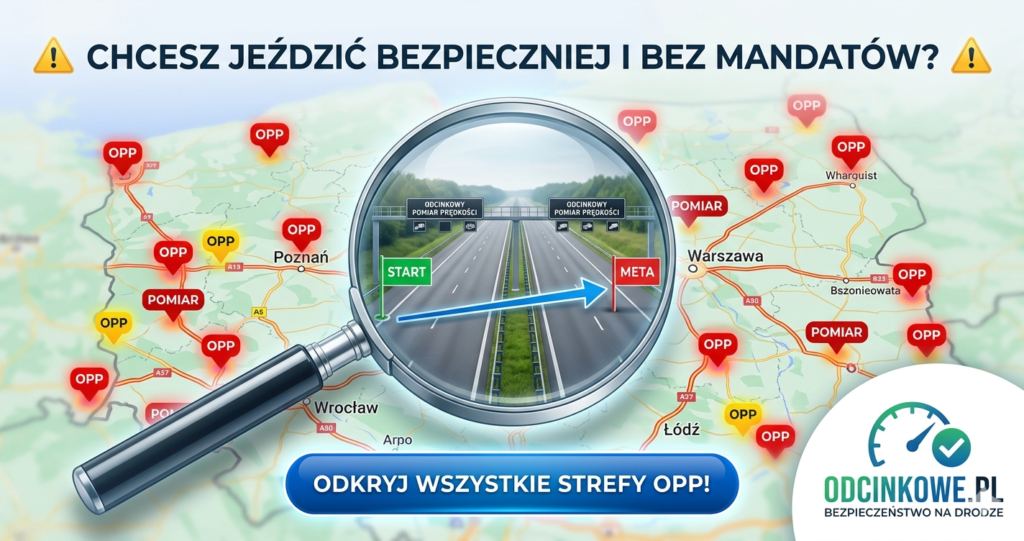 Nowe Odcinkowe Pomiary Prędkości 2026 i zmiany w mandatach