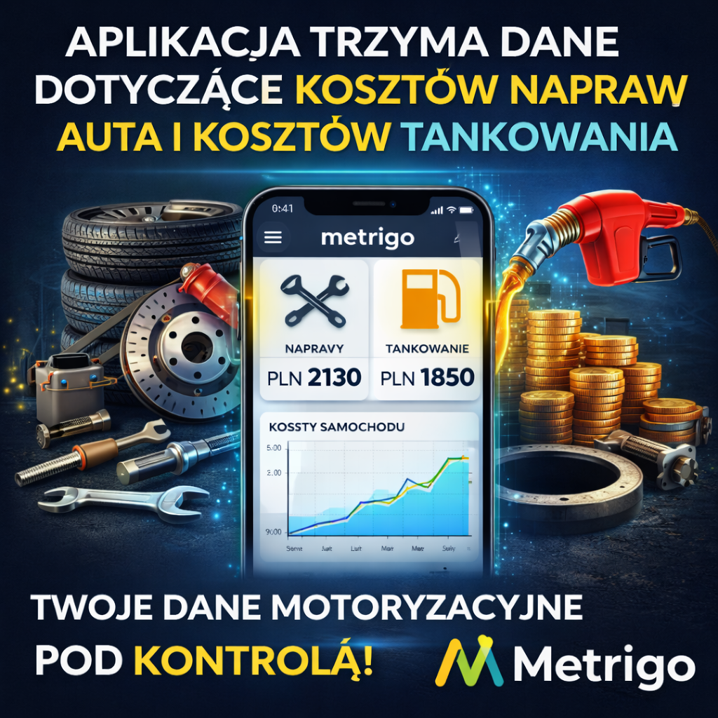 Obniż koszty eksploatacji, przejmij kontrole nad wydatkami związane z samochodem i mediami w domu. METRIGO.PL