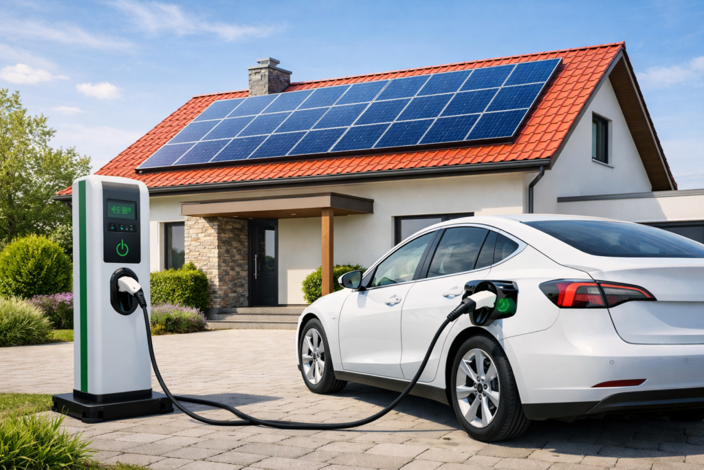 Samochód elektryczny i pompa ciepła – czy bez zwiększania PV to się opłaca?