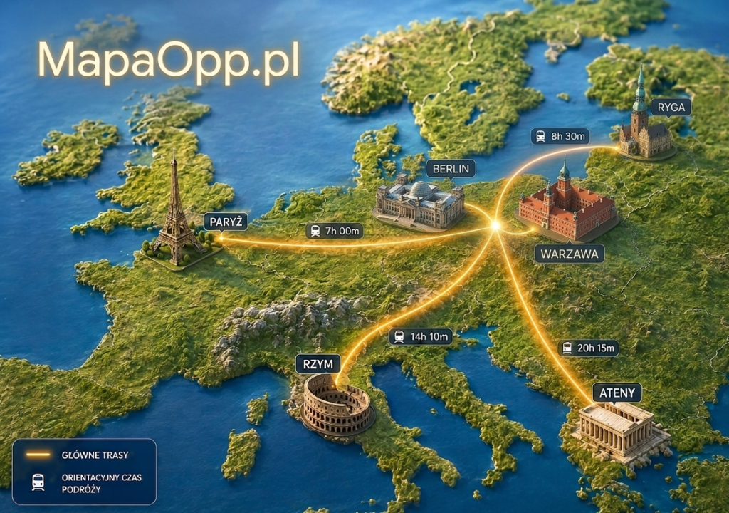 Interaktywna mapa fotoradarów w Polsce