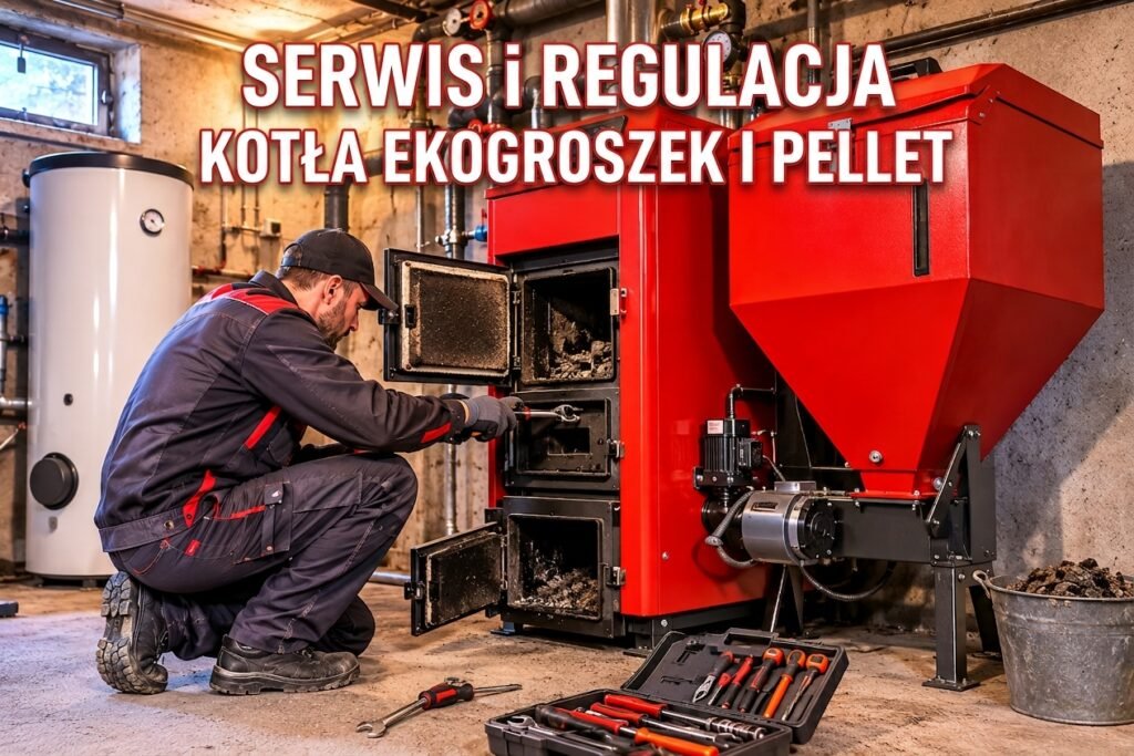 Zablokowany podajnik ślimakowy ekogroszku – przyczyny i usuwanie awarii w kotłach DEFRO, SAS i Ogniwo