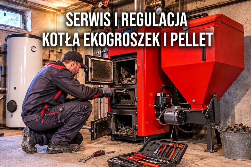 Wymiana sterownika kotła ekogroszek. Regulacja kotła na ekogroszek i diagnostyka
